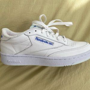Reebok Club C 85 Sneakers - White with chalk blue sole